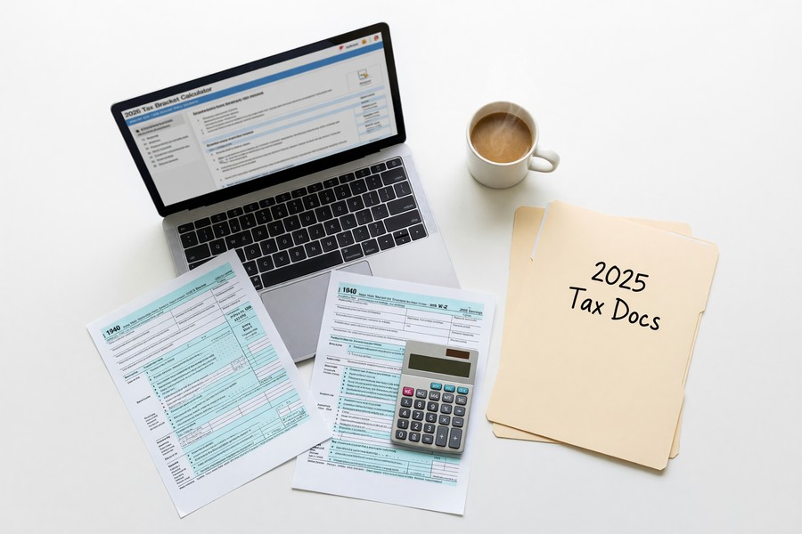 Infographic showing after-tax yield calculation for a HYSA at different income tax brackets