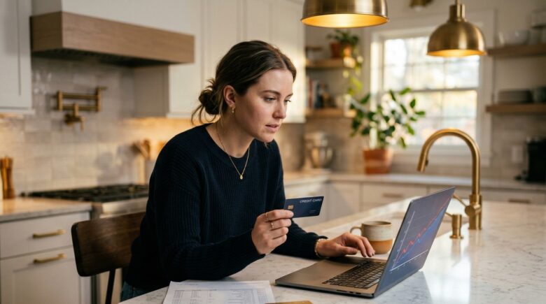 Credit card and rising interest rate chart illustrating how the prime rate affects credit card APR