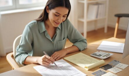 Person using debt avalanche strategy to pay off high-interest debt faster than snowball method