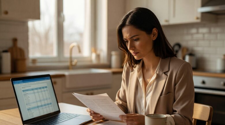 Side-by-side comparison of a personal loan document and a credit card for a $5,000 expense
