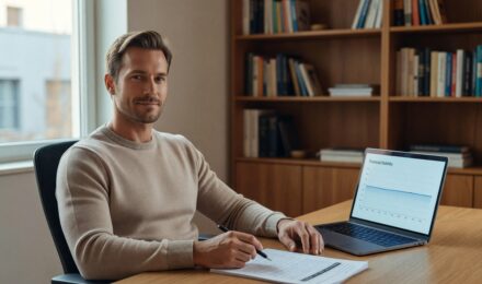 Person reviewing borrowing strategy documents with a frozen prime rate chart on a desk