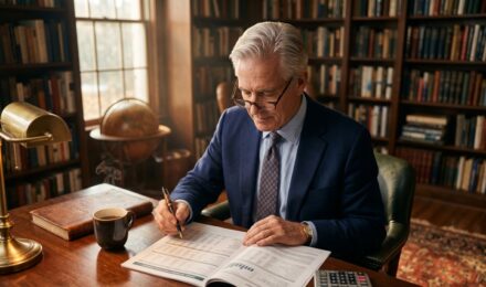 Retiree reviewing required minimum distribution rules and retirement account withdrawal schedule