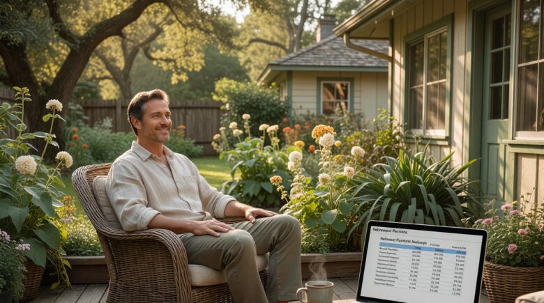 Person relaxing outdoors symbolizing early retirement without a million dollars