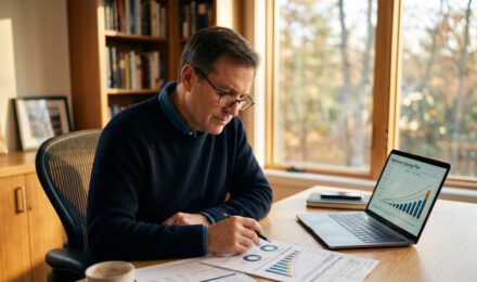 Chart showing retirement savings benchmarks by age group