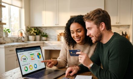 Side-by-side comparison of authorized user and joint account holder credit card options