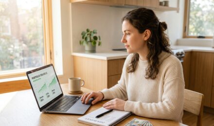 Person building wealth with $500 a month using a savings and investment plan