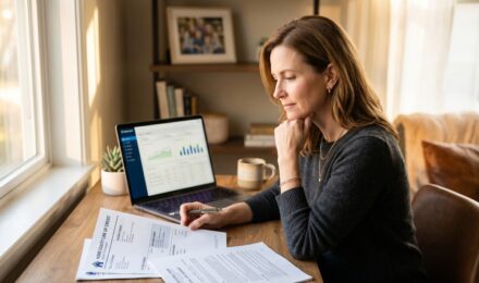 Side-by-side comparison of HELOC and personal loan options for debt consolidation