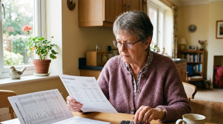 Retired couple reviewing fixed income finances affected by prime rate changes