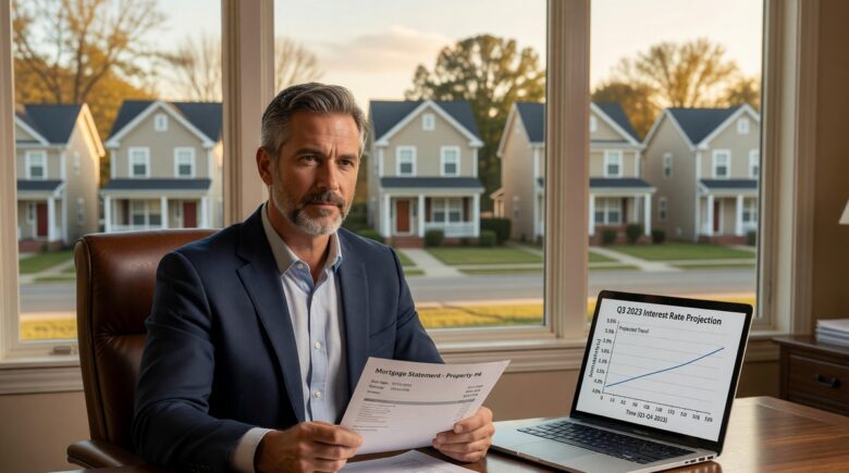 Landlord reviewing prime rate changes and their impact on real estate investment property financing