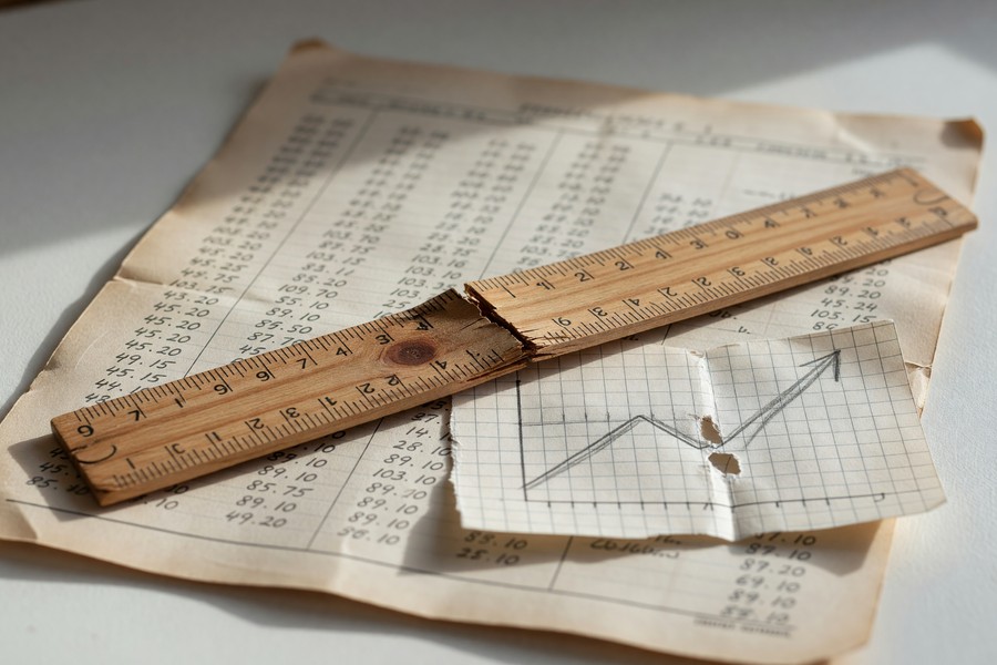 Real estate investor reviewing cash flow spreadsheet with interest rate stress test scenarios