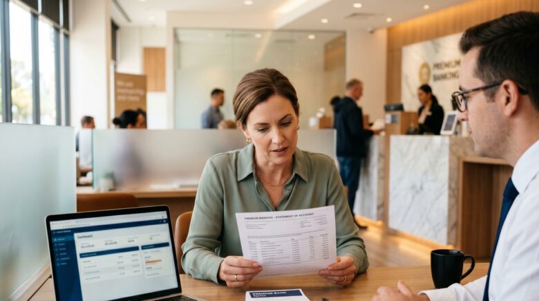 Person reviewing savings account withdrawal limits on a banking app in 2026