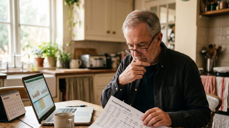 Chart comparing social security benefits claimed at ages 62, 67, and 70 with break-even crossover points