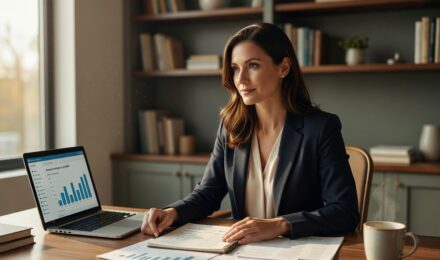 Freelancer comparing solo 401k vs SEP IRA retirement account options on a laptop