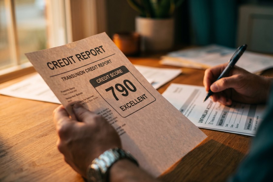 Bar graph showing average APR by credit score tier for mortgage and auto loans in 2024