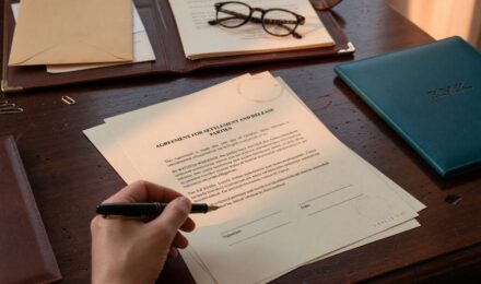 Estate planning documents on a desk with calculator and financial documents showing prime rate impact on tax exemptions
