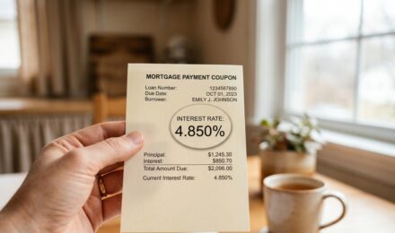 Calendar showing timeline of when prime rate cuts appear in monthly loan and credit card payments