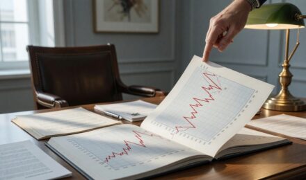 Corporate finance chart showing prime rate at 6.75% and revolving credit facility cost structure
