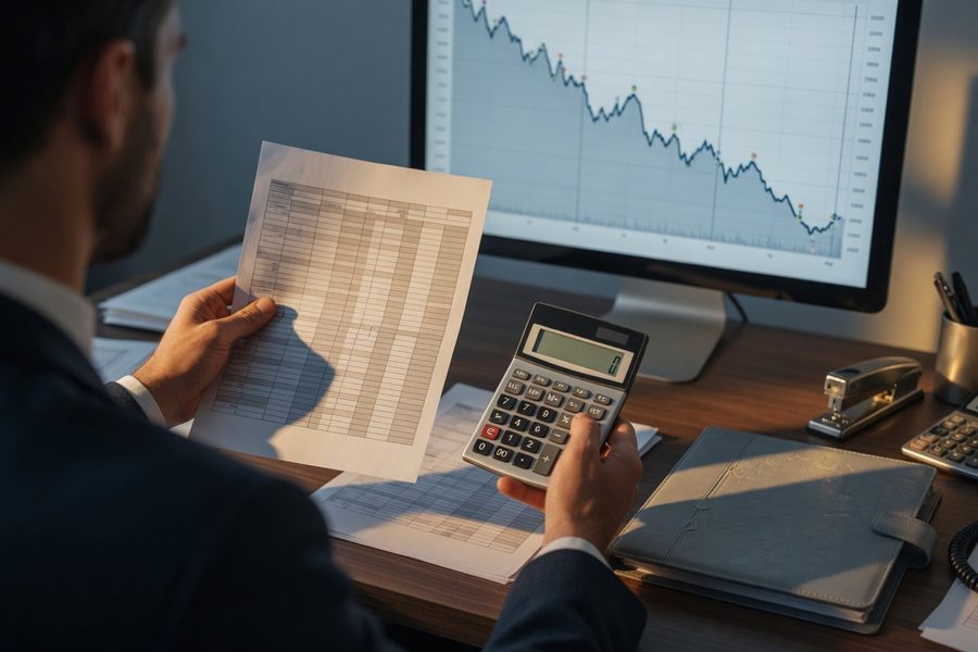 Line chart comparing variable and fixed loan interest over time